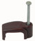 G-MA Generic Cable Clip Flat Brown 6.00MM 100/BOX, Qty X 100 | ZZV44167