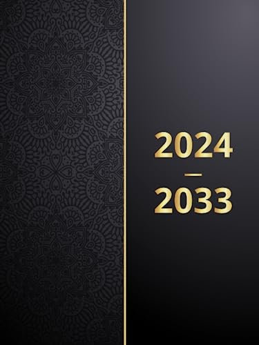 Kalender 10 JAHRE 2024-2033: Monatsplaner 120 Monate , mit Deutschlands gesetzliche Feiertage ,Festtag , Ereignisse , Kalender & Organizer -groß