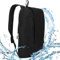 Zaino per Laptop,Zaino per PC Portatile,Zaino da Esterno,23 x 10 x 40 cm, Antirughe, Impermeabile,Borsa da Petto per Uomo Donna, Borsa a Tracolla da Corsa Sportiva,per Sport,Ciclismo,Campeggio(Nero)