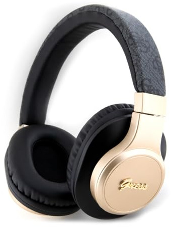 GUESS Kopfhörer Bluetooth GUBH604GEMK Schwarz 4G Script