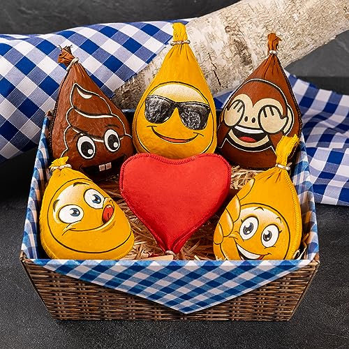 WURSTBARON® Geschenkkiste Emoji-Set, Wurstgeschenk mit Salami