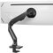 Braccio per monitor resistente, con molla a gas singola, adatto per monitor ultrawide/cruved/flat da 34 a 49 pollici, capacità di peso fino a 17,2 kg, compatibile con Odyssey G9 (nero)