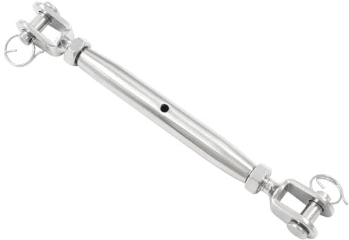 Bonsicoky Tendeur en acier inoxydable 316, mâchoire fermée, tendeur pour gréement, M10