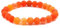 Daesar Perlen Armbänder 8MM, Herren Armband Perlen Orange Gelb Achat Armband Männer Personalisiert 19CM