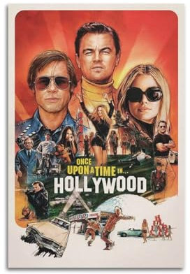Poster aus der Filmserie Once Upon A Time in Hollywood, Fernsehserie, Poster, Anime-Poster, Druck, Foto, Leinwand, Gemälde, Ölgemälde, Zuhause, Schlafzimmer, Dekoration, Poster, 30 x 45 cm,
