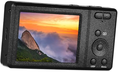 Digitale Videokamera zu 56 Megapixeln , 20-fach Zoom und 2,7-zoll Lcd | Schwarz, 750mah Akku und Speicher bis 128gb, Kunststoffgehäuse mit Metallteilen