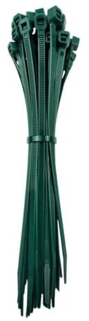 OutdoorFix, fascette stringicavo 150 x 3,5 mm, 50 pezzi, verde muschio, resistenti alle intemperie, ai raggi UV