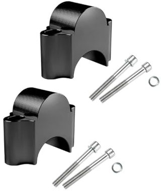 LABUNE Handlebar riser Handlebar Clamps Risers Adapter 7/8 22mm 1.1'' 28mm Universals for ATVs for Pit for Bikes Handlebar riser handlebar clamp