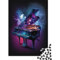 Galaxy Piano 1000-teiliges Holzpuzzle für Kinder, Puzzle, Lernspiel, Herausforderungsspielzeug, 1000 Stück (75 x 50 cm)
