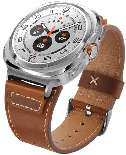 Wristitani Compatibile con Samsung Galaxy Watch Ultra Cinturino 47mm, Cinturini di Ricambio Donne Uomini per Cinturino in Pelle Galaxy Watch Ultra