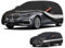 Holthly Autoabdeckung Passend für BMW 1er BMW 1 Series F20/F21/F52/F40/F70/E87/E82/E81/E87/E88(2004-2025) 10 Schichten Vollgarage Auto Abdeckplane 100% Wasserdicht Autoplane Outdoor Autogarage