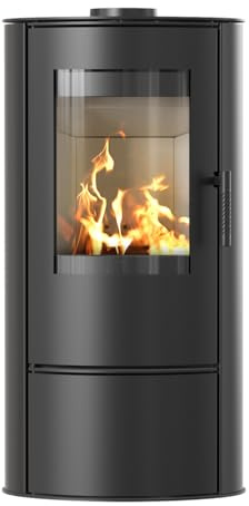 Freistehender Stahlherd ILDNORD LOKI 5,5 kW Kaminofen Stahl, Holzofen BImSchV Stufe 2