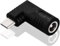 KUOQIY 65W PD USB C a DC Adaptador, DC Jack 6.3x3.0 mm Entrada a USB-C Tipo C Conector en Ángulo 90 Grados Enchufe de Alimentación Adaptador de Carga, para Laptop Teléfono