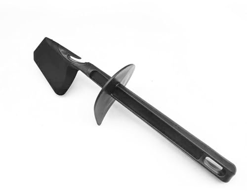 Oiieco Spatel Kompatibel mit Thermomix TM31 TM5 TM6, Spatel Küche aus Kunststoff Kompatibel mit Vorwerk Küchenmaschine Schwarz