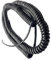 TGDGFKIAS allungamento del Cavo a Spirale a Molla, Cavo di prolunga Elettrico a Spirale Retrattile a 2 conduttori, in Rame 18/20/24 AWG, 1,25-3,75 Metri(0.2mm2 24awg,Stretch 3.75 Meters)