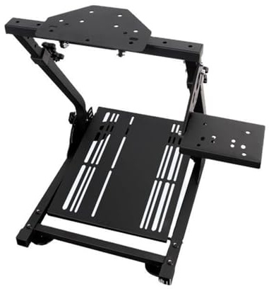 JXYQ Verstellbarer, Faltbarer Rennlenkradständer – Ultimatives Gaming-Cockpit-Setup für verbesserte Leistung, Stabilität und Komfort – Kompatibel mit den meisten Rennlenkrädern und Pedalen