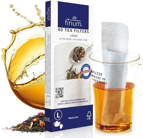 Finum 40 Papierteefilter, Größe L