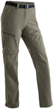 Maier Sports NATA, Damen Wanderhose, Wasserabweisende Outdoorhose | Für Trekking und Hiking, Dryprotec für schnelles Trocknen, T-Zipp-off-Funktion, Perfekt für das ganze Jahr