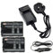 DSTE 2pcs NP-FM500H Li-ion Battery + Charger DC01 Compatible with Sony BC-VM10,Alpha SLT-A57,A65,A77V,A99,CLM-V55,DSLR-A100,A200,A300,A350,A450,A500,A550,A560,A580,A700,A850,A900 Digital Cameras