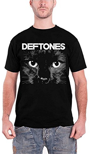 Générique Deftones T-Shirt Sphinx Cat Eyes Album Cover Band Logo Offizielles Herren Neu