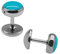 Soul-Cats 1 Paar Fake Plug Fakeplug Edelstahl Ohrstecker Fake Plug Hanf rot blau, Modell: Modell 8