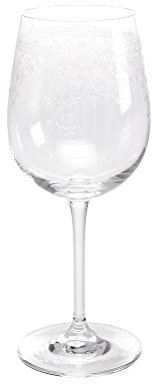 Paul Nagel 6er Set Weißweingläser, Weingläser Lucca Pantografie Dekor 340ml