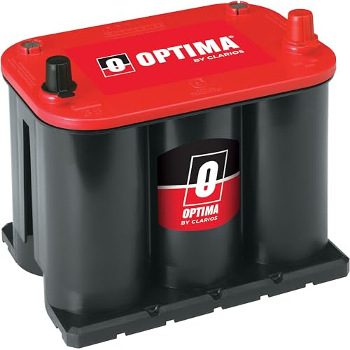 OPTIMA® Batteries High Performance 35 REDTOP® Sealed AGM Car, Truck and SUV Starting Battery, 720 CCA, SAE Terminal, Maintenance Free, Versatile Mounting