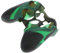 Custodia Cassa Cover In Silicone Per Microsoft Xbox 360 Controller Verde&Nero