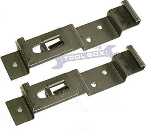 Maypole Trailer Number Plate Clips in Stainless Steel One Pair Number Plate Holder