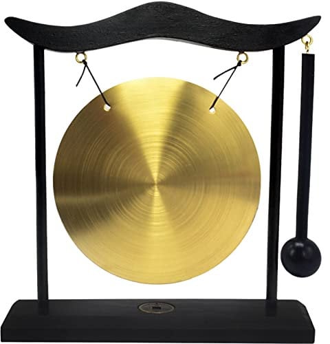 Feng Shui Gong Table Zen Art Décoration Zen en Bois & Cuivre H1301