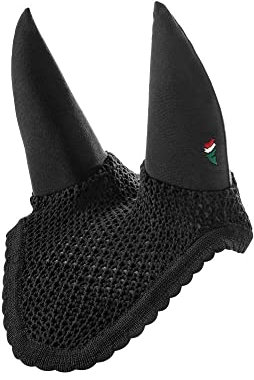 Equiline Fliegenmütze Soundless, Warmblut | Schwarz