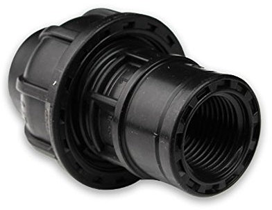 GEBO Kunststoff-Klemmverbinder Übergang mit IG 50mm - 2 IG, DVGW geprüft