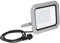 as - Schwabe SLIMLINE LED Strahler 50 W, 5000 Lumen- Neutralweiß 4000K - 2 m Kabel - Wandleuchte schwenkbar - robustes Aluminium - einfache Installation - Außenbeleuchtung wasserfest IP65, 46405