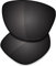 Saucer Premium Ersatzgläser für Oakley Frogskins OO9013 Sonnenbrillen High Defense - Carbon Black Polarisiert
