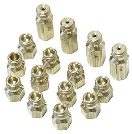 Jeu d'Injecteurs, gicleurs gaz naturel/gaz de ville d'origine Four, cuisinière 50268249005 ARTHUR MARTIN Four, cuisinière 50268249005 ARTHUR MARTIN