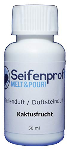 Seifenprofis 50 ml Seifenduft (Kaktusfrucht) Duftöl zur Seifenherstellung 100% vegan biologisch Badebomben Kerzenduft Raumduft Seifengießen