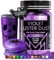 MONÉGASQUE Violet Edible Glitter for Drinks 15g – Cocktail Glitter for Drinks - Drink Glitter Shimmer Powder - Purple Edible Glitter for Cakes - Luster Dust Edible Cake Glitter - Cake Lustre Dust