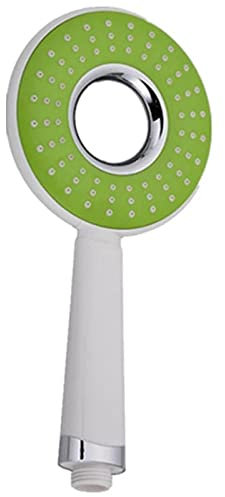 MMDSNX Neue hochwertige Super Booster Handbrause Düse Dusche Wassersparend Langlebiger Niederdruckschlauch Duschkopf-Grün