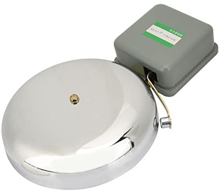 8in elektrische Glocke, laute elektrische Schule Fabrik Lager Pause Alarm Glocke Alarmglocke für Fabrik Agenturen Schule 220V 35W