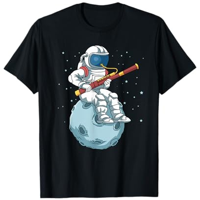 Astronauta Fagotto Tshirt Band Player Fagotto Shirt Ance Maglietta