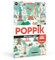 POPPIK 1841167 Sticker-Poster, Weltreise, interaktives Lernposter mit Aufklebern, mehrsprachige Weltkarte, für Kinder ab 7 Jahren, 68 x 100 cm