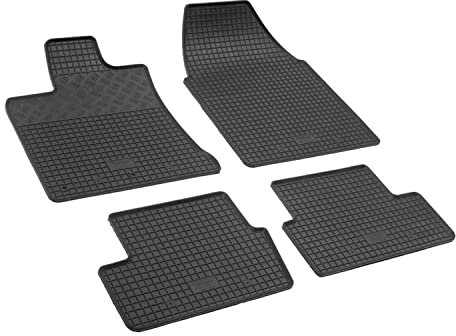 Fußmatten kompatibel mit Nissan Qashqai 2022- Gummi Auto 100% passgenaue Gummimatten Automatten Antirutsch Schwarz