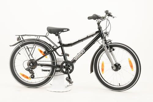 Yazoo Devil 2.0 20 Zoll Jungenrad 6-Gang Kettenschaltung StVZO schwarz