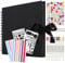 Fasood Fotoalbum zum Selbstgestalten - DIY Fotobuch Schwarze mit 80 Seiten, Scrapbook Ideal als Geburtstagsgeschenk, Abschiedsgeschenk und Jubiläumsgeschenk zu Verwenden