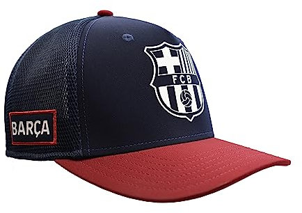 TokyRu Sports Barça Mesh Cap mit Lizenz, verstellbare Größe für Erwachsene, Marineblau, XL