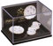 2 Kaffeegedecke, Gold Karo