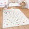 Paco Home Teppich Kinderzimmer Baby Krabbeldecke Krabbelmatte Spielmatte Waschbar rutschfest Regenbogen Planet Sonne Tiere Weich, Grösse:120x160 cm, Farbe:Bunt