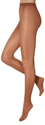 Lieblingsstrumpf24 by Koronowski 2 Tanzstrumpfhosen Ballett Aerobic Yoga Strumpfhose 70den Profi Skin mit Glanz (S,)