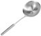 Povxlum Écumoire en Acier Inoxydable 46,5 x 18,5 cm - Louche à Soupe et à Mousse Avec Trous pour Pâtes et Casserole