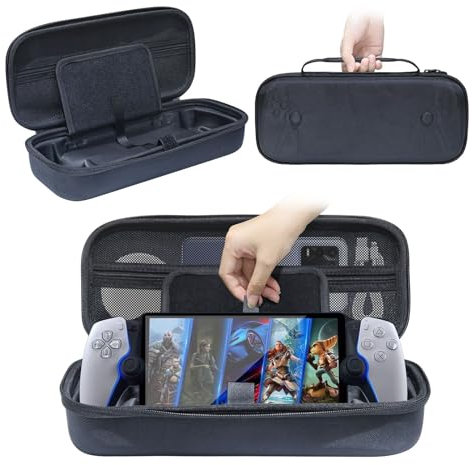 BeisDirect Handheld Case for Sony PlayStation Portal Console Accessories for PlayStation Portal Storage Bag EVA Hard Case, 34 * 15 * 8cm